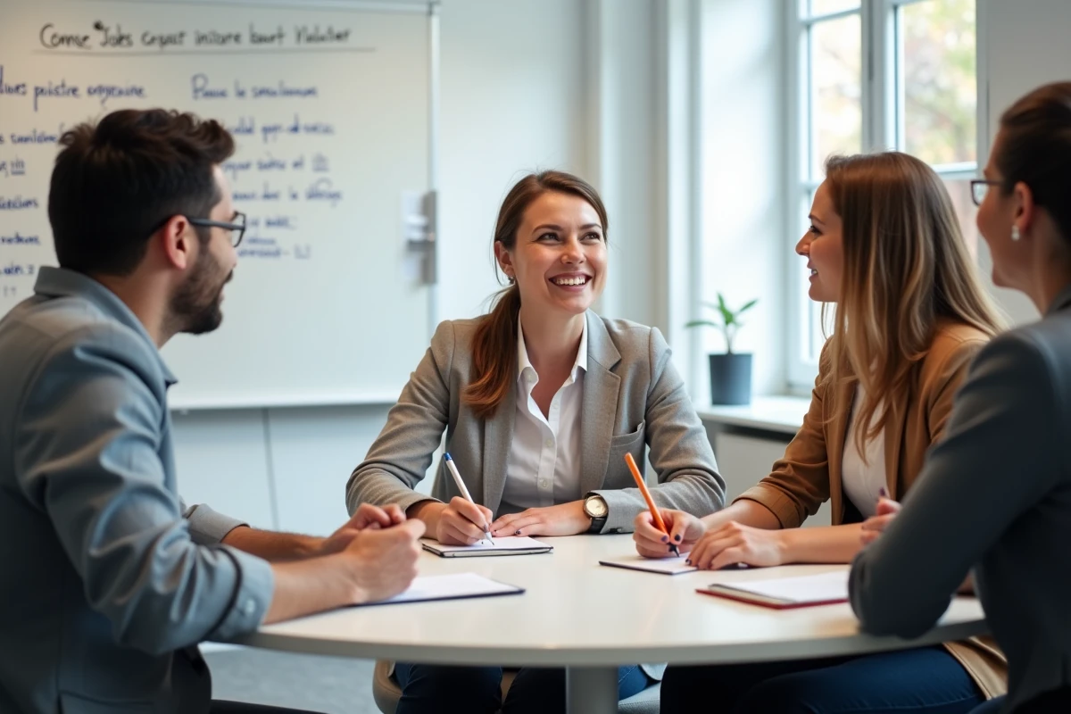 Atelier de recherche d'emploi animé dans le cadre du programme Solerys Pôle emploi